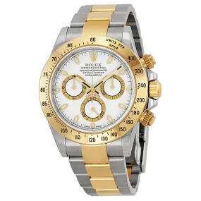 Rolex Cosmograph Daytona White Dial Stainless steel and 18K Yellow Gold Oyster Bracelet Automatic Men's Watch 116523WSO 116523-WSO