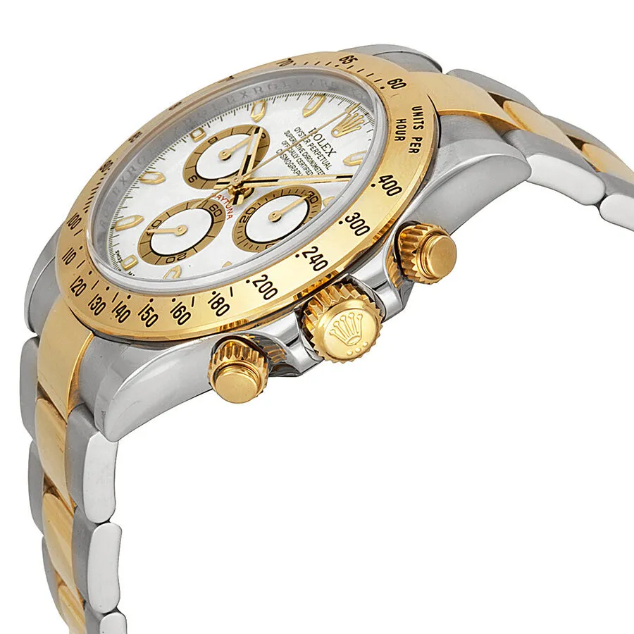 Rolex Cosmograph Daytona White Dial Stainless steel and 18K Yellow Gold Oyster Bracelet Automatic Men's Watch 116523WSO 116523-WSO