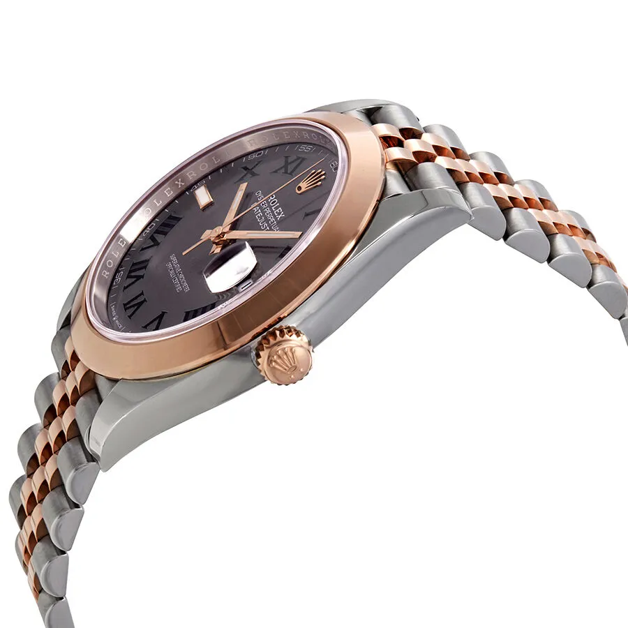 Rolex Datejust 41 Grey Dial Men's Steel and 18K Everose Gold Jubilee Watch 126301GYRJ