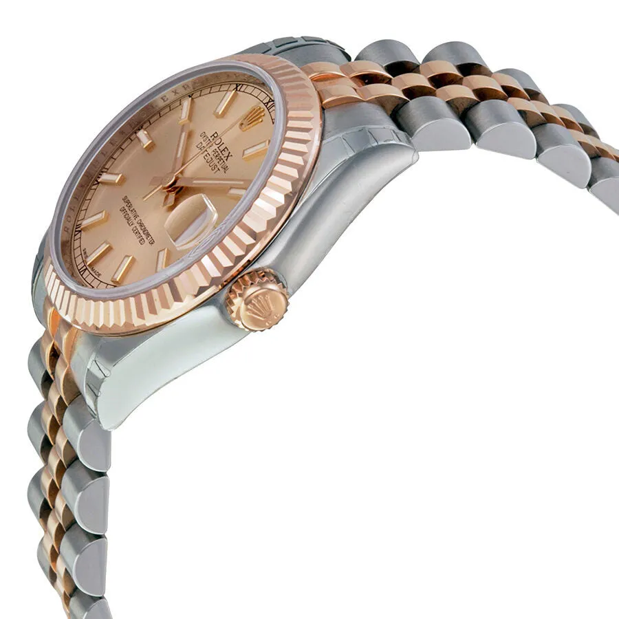 Rolex Datejust Lady 31 Rose Gold Dial Stainless Steel and 18K Everose Gold Jubilee Bracelet Automatic Watch 178271PSJ