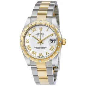 Rolex Datejust Lady 31 White Dial Stainless Steel and 18K Yellow Gold Oyster Bracelet Automatic Watch 178343WRO