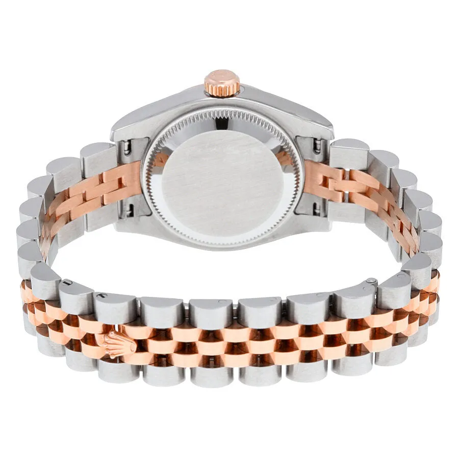 Rolex Lady Datejust 26 Black Dial Stainless Steel and 18K Everose Gold Jubilee Bracelet Automatic Watch 179171BKSJ