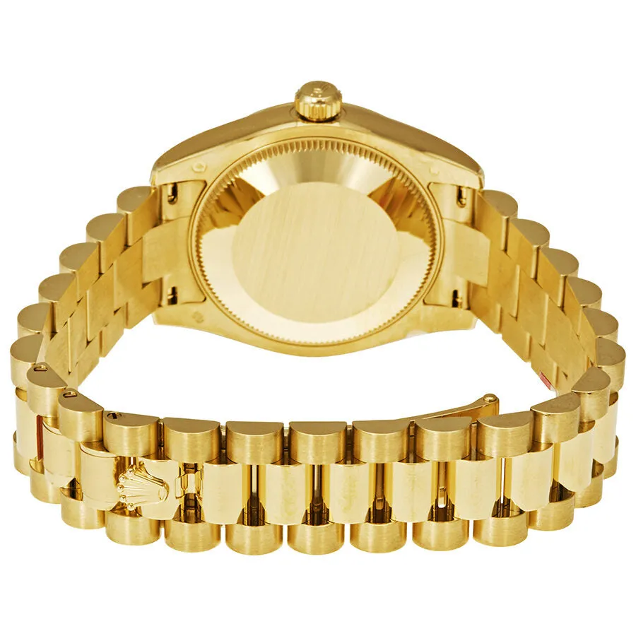 Rolex Lady-Datejust 31 Black Dial 18K Yellow Gold President Automatic Ladies Watch 178278BKSP