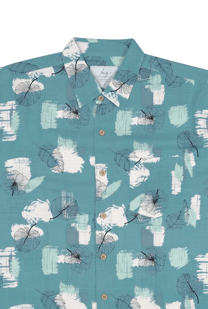 Shirt Bamboo Men Evergreen Short Sleeve