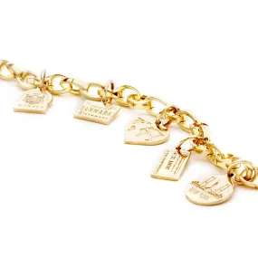 Slim Bracelet Bundle: 5 Mini Charms