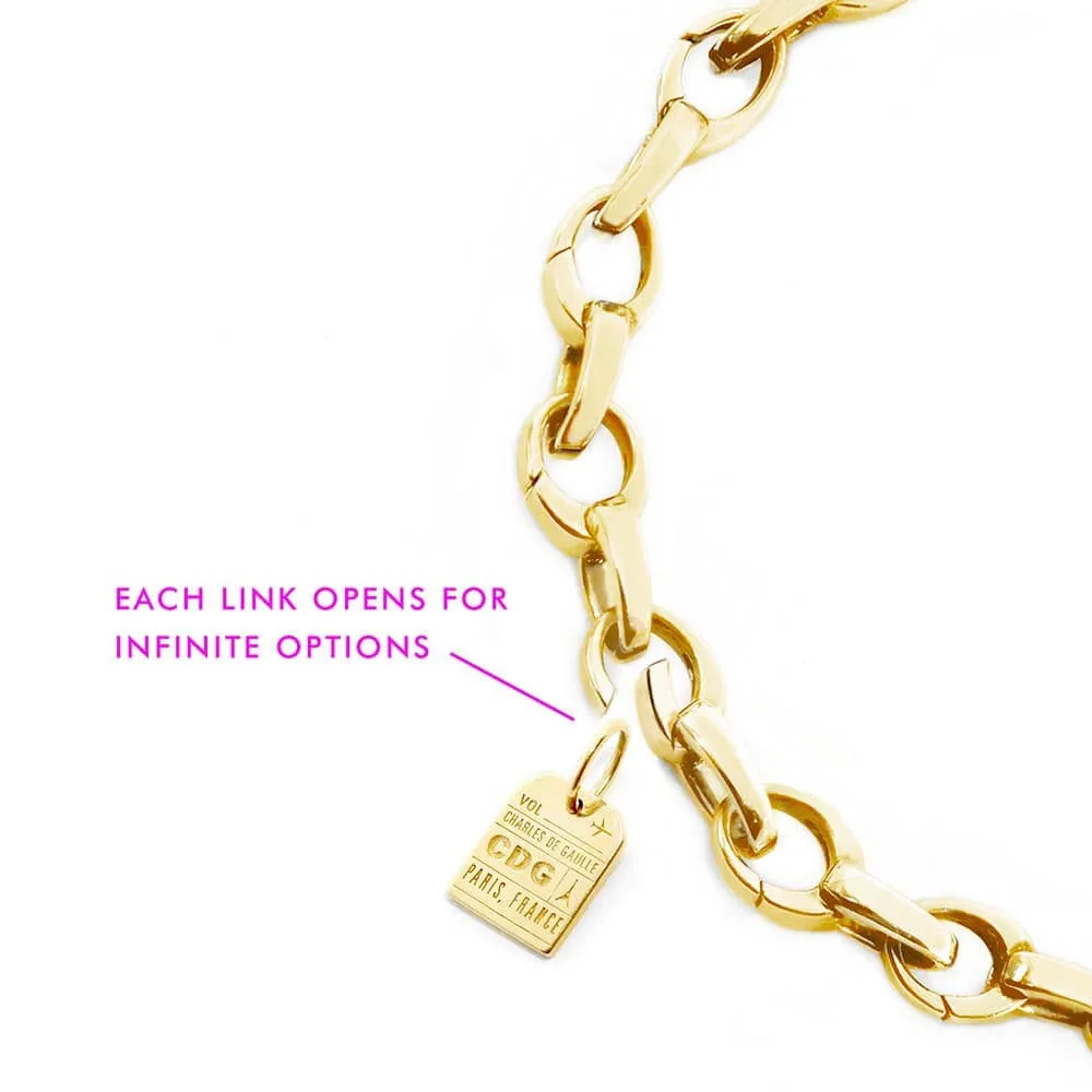 Slim Bracelet Bundle: 5 Mini Charms