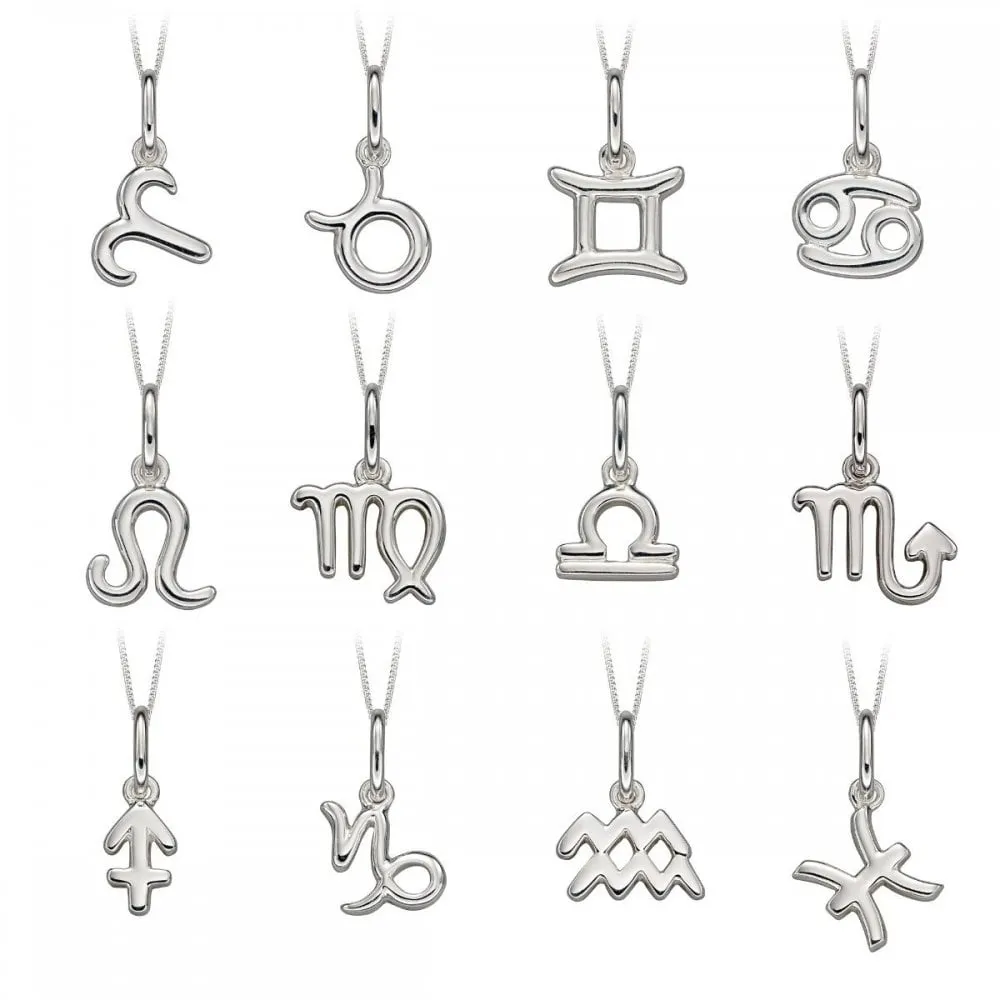 Sterling Silver Sagittarius Zodiac Necklace