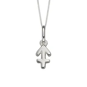 Sterling Silver Sagittarius Zodiac Necklace