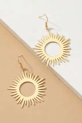 Sunburst Drop Earrings