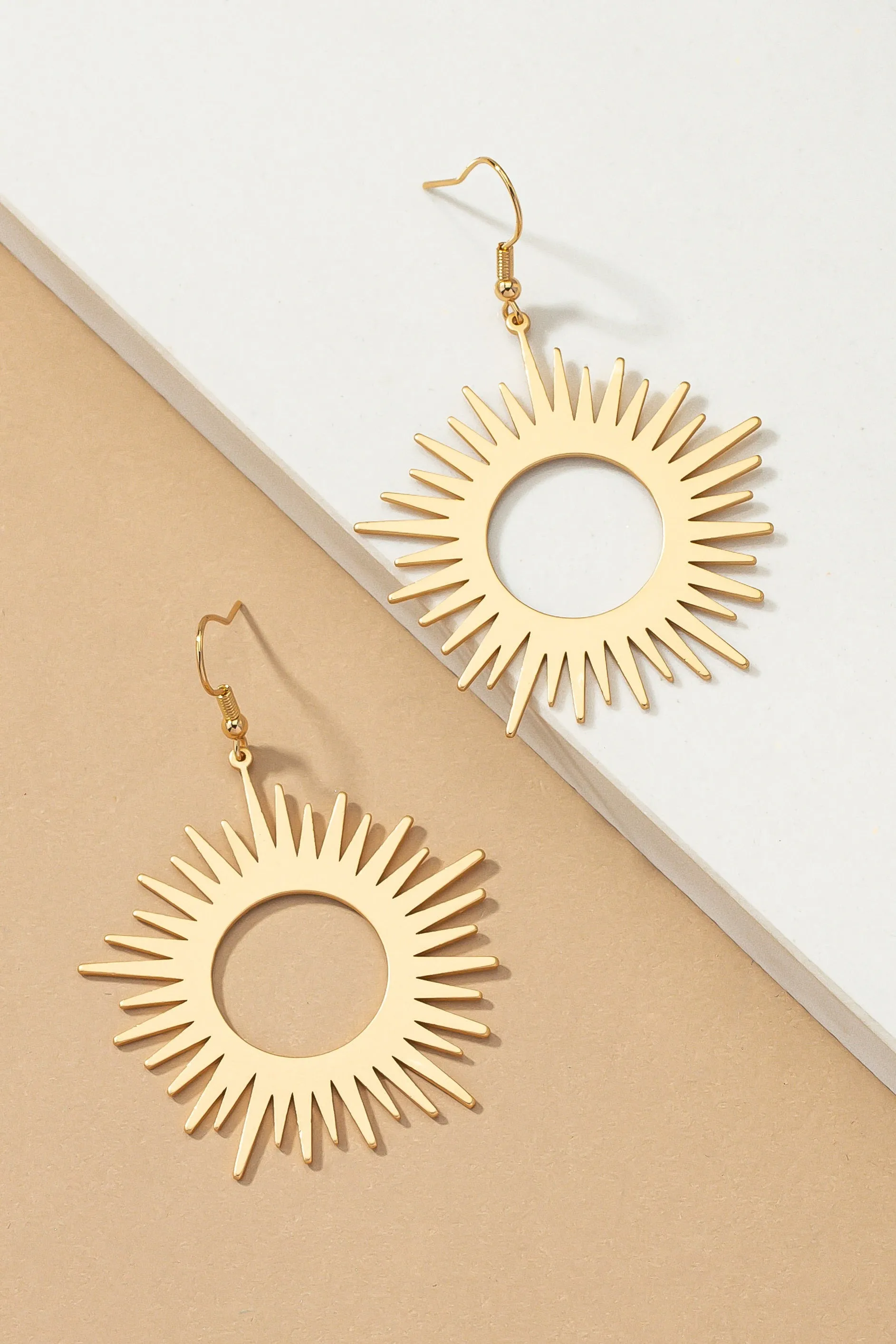 Sunburst Drop Earrings