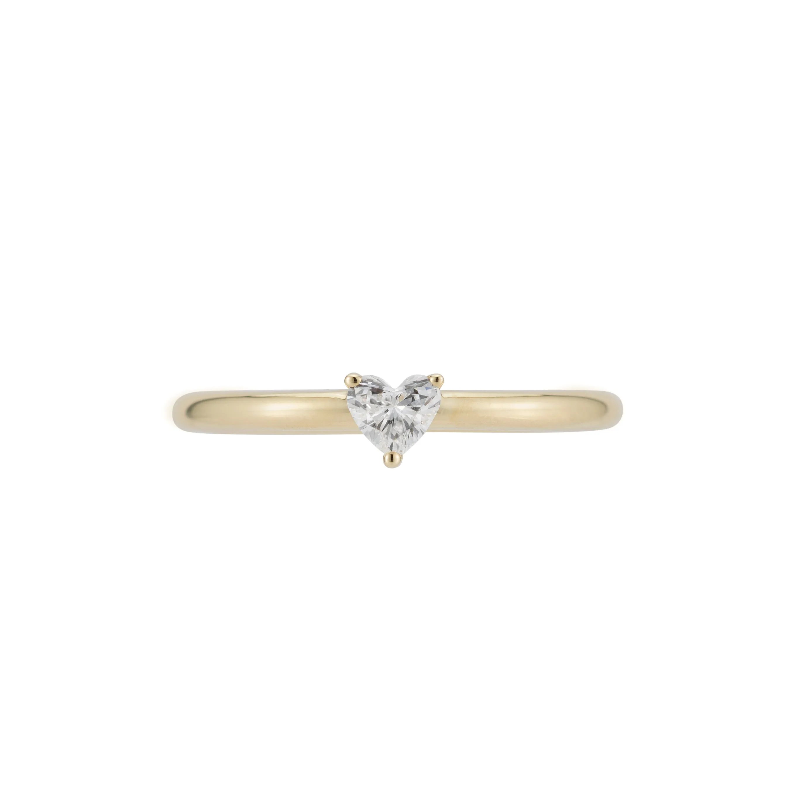 Teensy Heart Diamond Ring