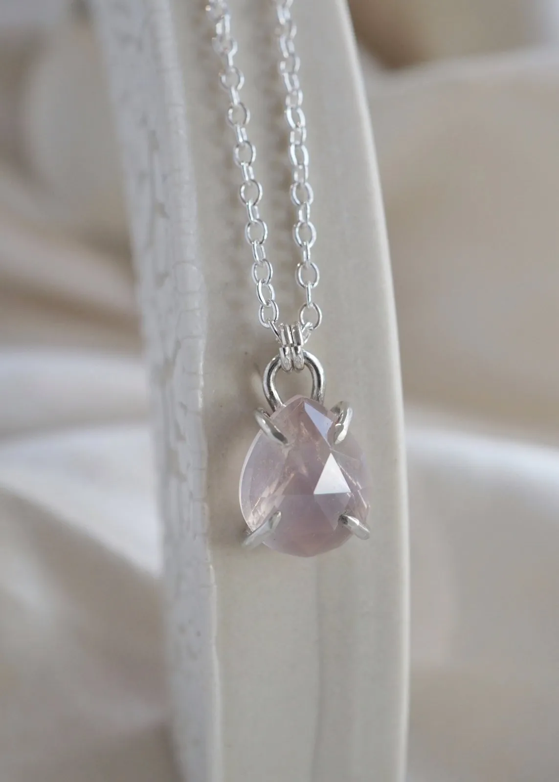 Virgo Gemstone Necklace - Sterling Silver