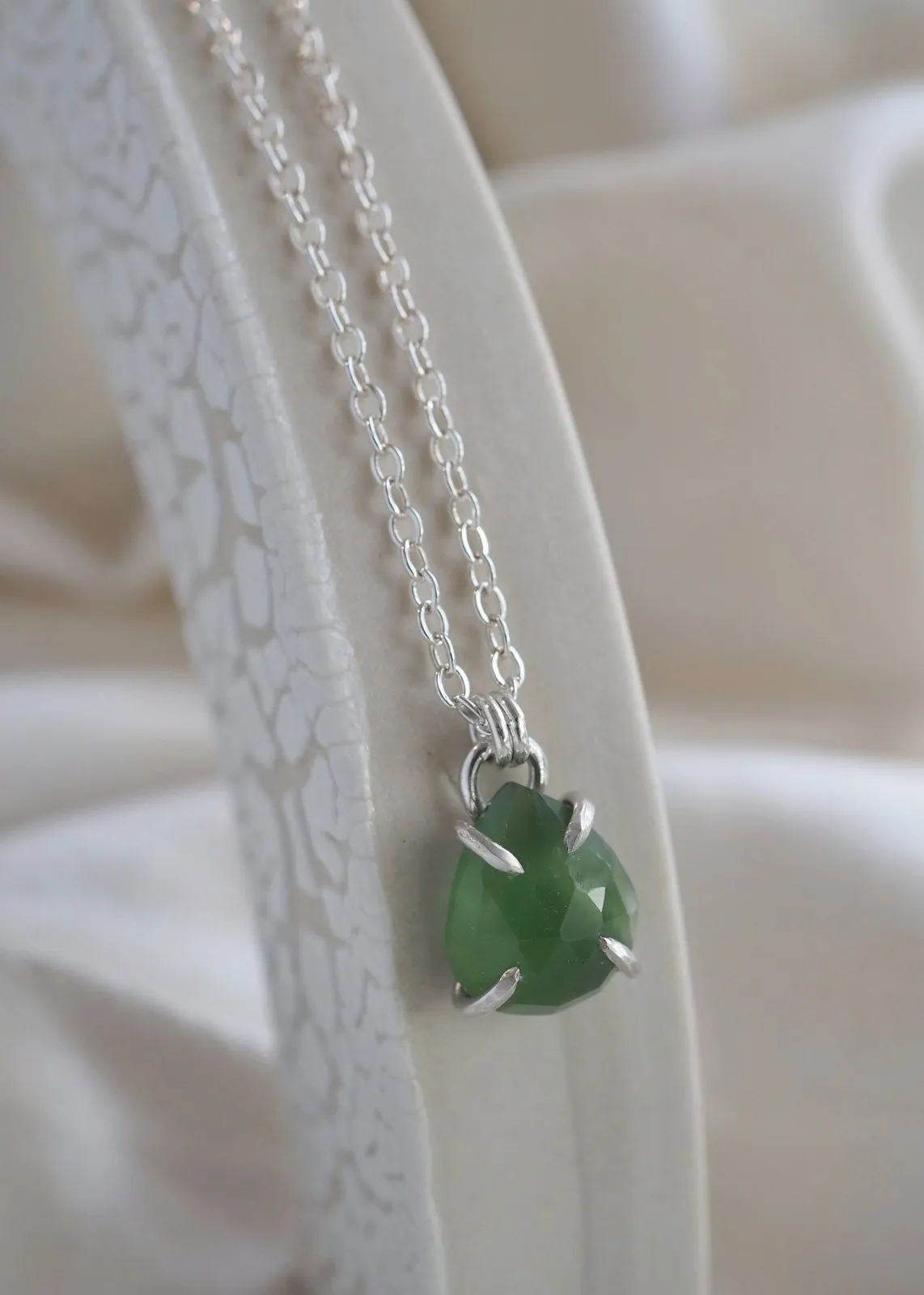 Virgo Gemstone Necklace - Sterling Silver