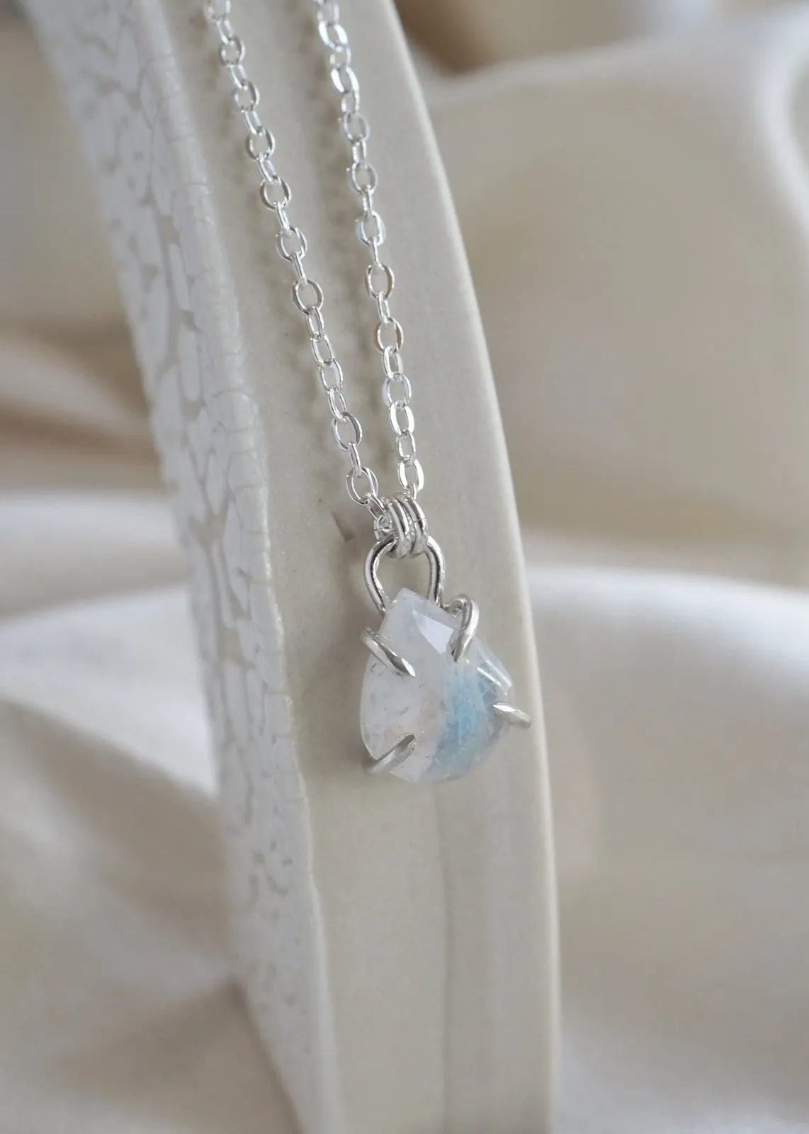 Virgo Gemstone Necklace - Sterling Silver