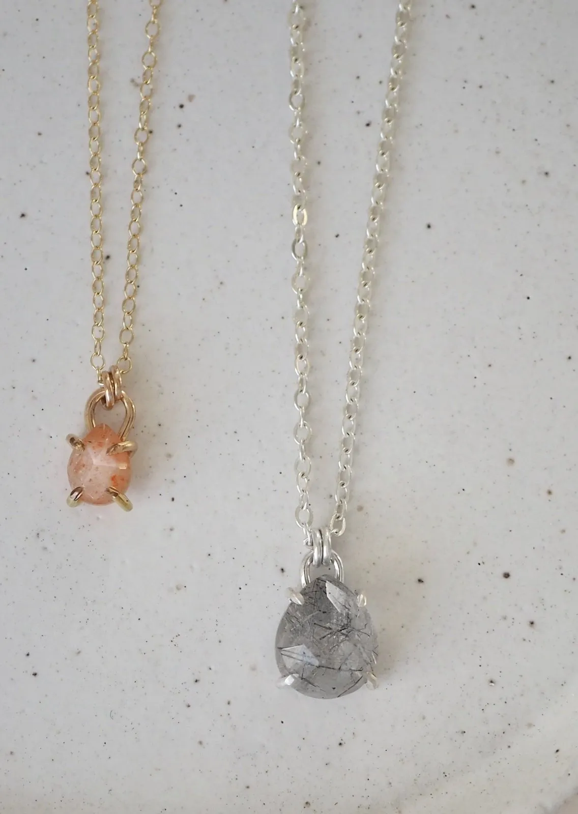 Virgo Gemstone Necklace - Sterling Silver