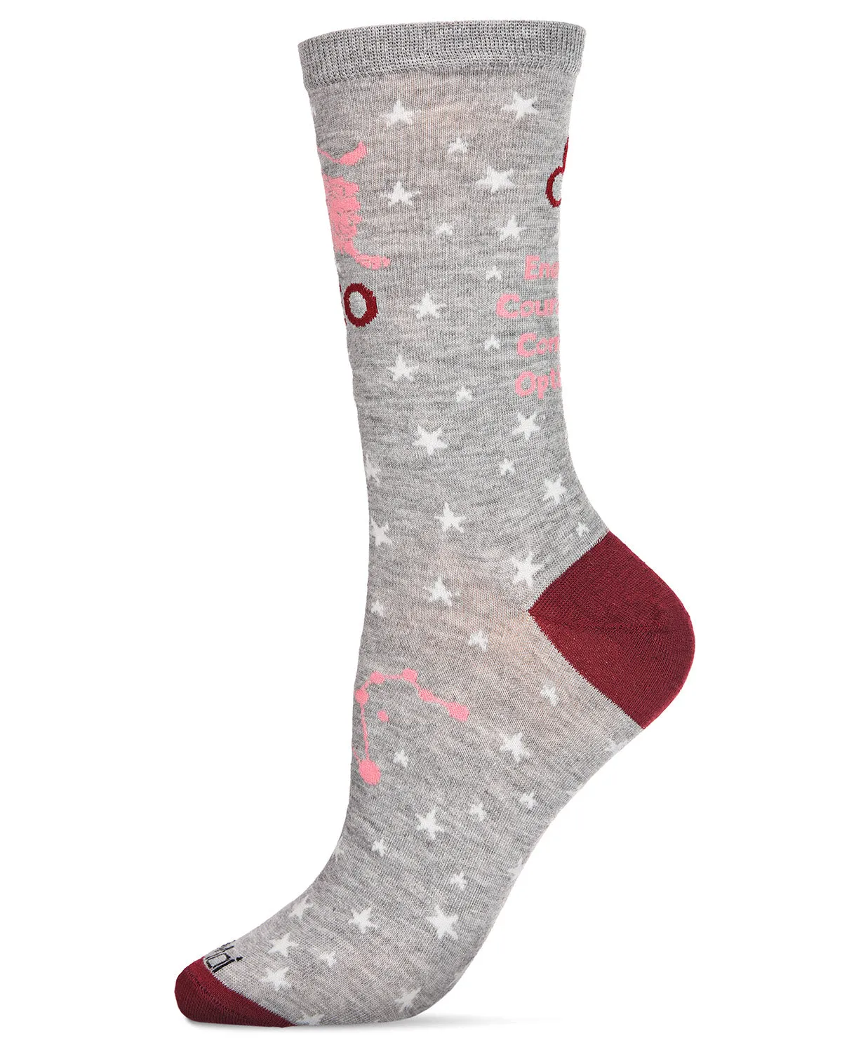 Women's Leo Zodiac Sign Crew Socks