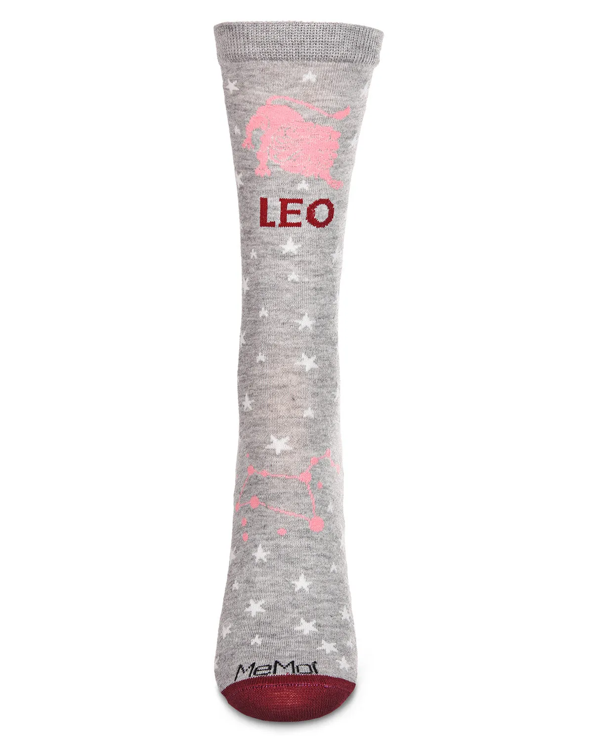 Women's Leo Zodiac Sign Crew Socks