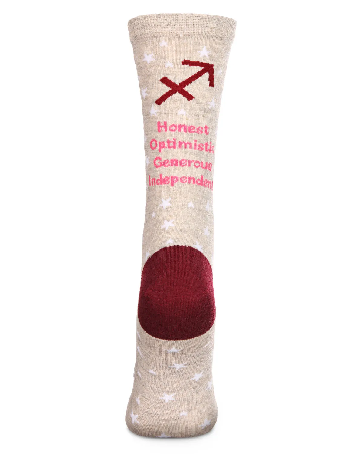 Women's Sagittarius Zodiac Sign Crew Socks