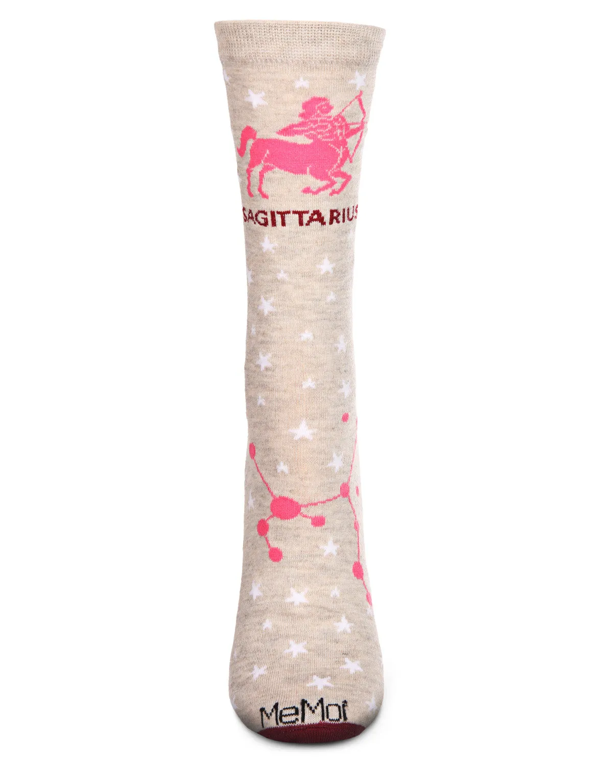 Women's Sagittarius Zodiac Sign Crew Socks