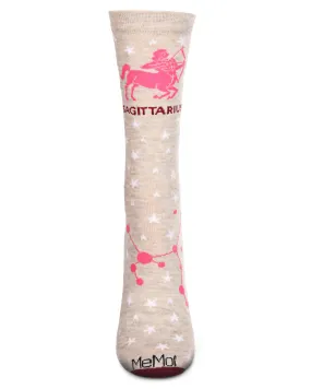 Women's Sagittarius Zodiac Sign Crew Socks