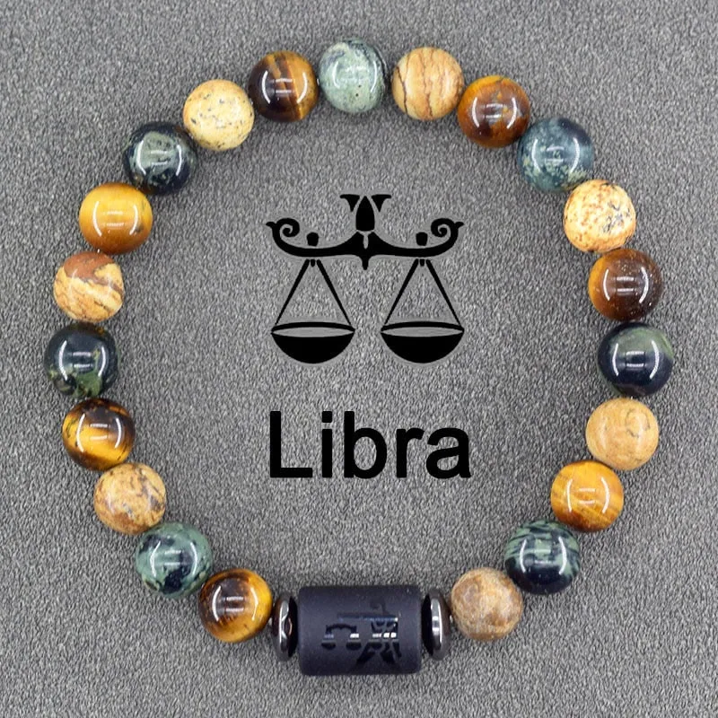 Zodiac Sign Bracelet - Cancer, Virgo, Leo, Libra, Friendship Gift